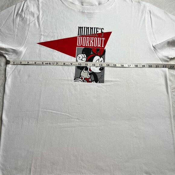 Disney Athletic vintage Minnie Mouse workout t-shirt size XL Women's USA - Picture 6 of 8